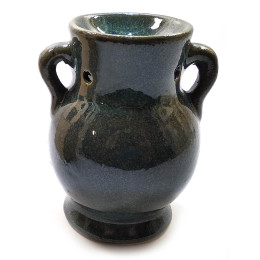 Аромалампа керамическая "Кувшин" зеленая (12х9,5х8 см)