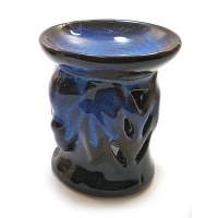 Ceramic aroma lamp "Elephant" blue (9x8x8 cm)