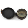 Компас у шкірі бронзовий "Dollond London" (d-6 см; h-2.5 см)