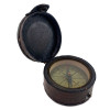 Компас у шкірі бронзовий "Dollond London" (d-6 см; h-2.5 см)