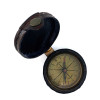 Компас у шкірі бронзовий "Dollond London" (d-6 см; h-2.5 см)