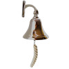 Bell rynda bronze with chrome coating (d-10,h-10 cm)