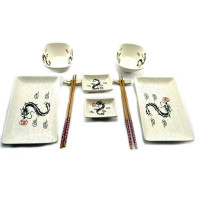 Сервиз для суши "Драконы" (2 персоны)(29,5х25,5х5,5 см)