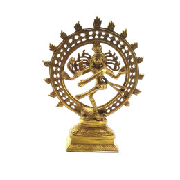 Шива танцующий бронзовый (23,5х19х6,5 см)(1,5 кг)