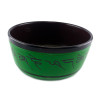 Чаша поющая темно зеленая ( d-23 см h-12.5 см)