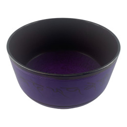 Purple singing bowl (d-22 cm h-13 cm) (with a defect, see photo)