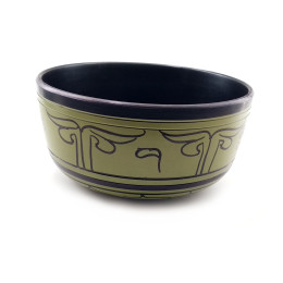 Чаша поющая зеленая (d-19,5 см h-10 см)