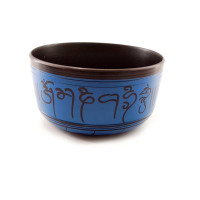Blue singing bowl (d-15.5 cm h-8 cm)