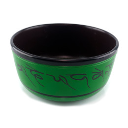 Singing bowl dark green (d-15.5 cm h-7.8 cm)