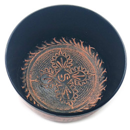 Чаша поющая бордовая (d-15.5 см h-8 см)