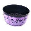 Violet singing bowl (d-15.5 cm h-8 cm)