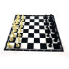 Travel chess in a blister with a soft polymer board (h figures 4.5-9.5 cm, d-3.5 cm)