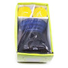 Aroma lamp ceramic, black-and-blue gift set (12.5x8x7cm)