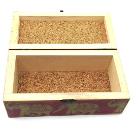 Шкатулка  "Тадж Махал" (21х10,5х9 см) массив дерева