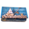 Jewelry box "Marine" solid wood (21.5x11.5x7 cm)