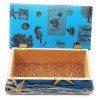 Jewelry box "Marine" solid wood (21.5x11.5x7 cm)