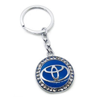 Брелок автомобильный (U)"Toyota" синий