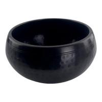 DISCOUNT Black forged singing bowl (d-15.5 cm h-8.5 cm)