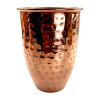 DISCOUNT. Copper cup (D-8.5 cm, H-11 cm)