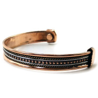 Браслет мідний з магнітами 