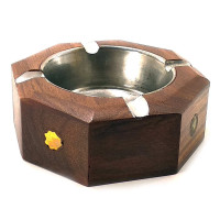 Rosewood ashtray (10x10x4 cm)