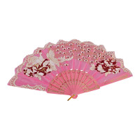Pink Peacock Fan (23 cm)