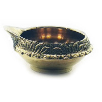 Bronze lamp-smoker (5x4.5x2.5 cm)