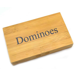 Доміно в бамбуковому футлярі (17х10,5х3 см)