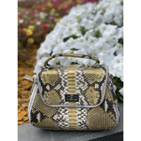 Handbag made of python skin (27x19x15 cm)