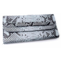 Python skin wallet (20x10x2 cm) gray