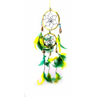 Dream catcher colored with shells (d-6 cm)