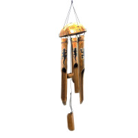Wind Music Gekon Bamboo Coconut (11x11x70 cm)A