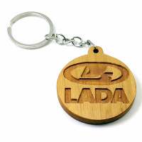 Экобрелок "Lada" ольха покрыт маслом и пчелинным воском
