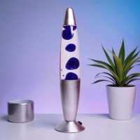 Purple Lava Lamp (34x9x9 cm)