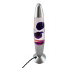 Purple Lava Lamp (34x9x9 cm)
