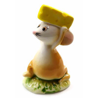 Мишка з сиром порцеляновий (8х5х4 см)