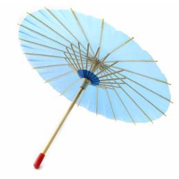 Зонт бамбук с бумагой синий  (d-30 см h-23 см)