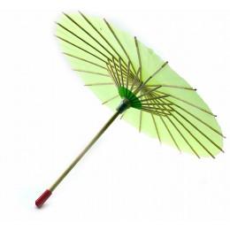 Зонт бамбук с бумагой зеленый  (d-30 см h-23 см)