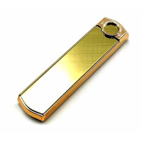 Lighter USB gold (8.5x2x1 cm)
