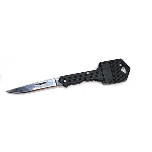 Нож скаладной "Ключ" брелок черный