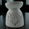 Аромалампа керамічна "Квіткове мереживо" (9х7,3х7,7 см)