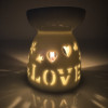 Аромалампа керамическая "Love" (9х7,3х7,7 см)