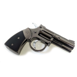 Lighter gas turbo with a flashlight 