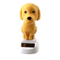 Puppy dancing on a solar battery (Flip Flap) (10.5x6x6 cm)
