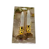 Candles with Led illumination 2 pcs (12.5x3.5x3.5 cm) A