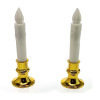 Candles with Led illumination 2 pcs (12.5x3.5x3.5 cm) A