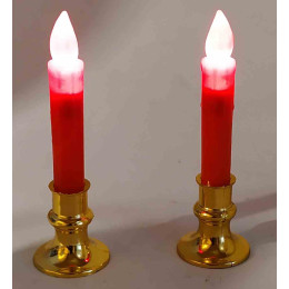 Свечи с Led подсветкой 2 шт (12,5х3,5х3,5 см)