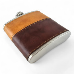 Фляга из нерж.стали (170 мл.)(11х9,5х2 см)