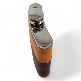 Фляга из нерж.стали (170 мл.)(11х9,5х2 см)