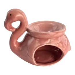 Ceramic aroma lamp "Flamingo" (12x10x7 cm)